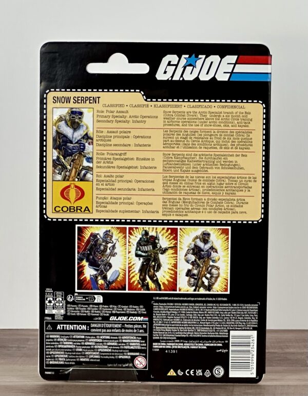 G.I. Joe Classified Series Retro Cardback Snow Serpent Action Figure - Image 2